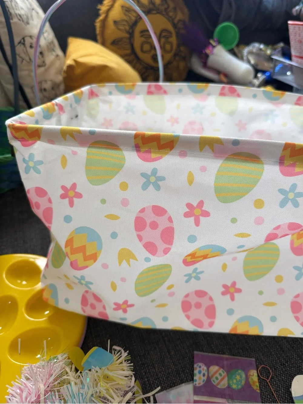 Easter Egg Hunt Basket Set with Pastel Multicolor Baskets Easter lot